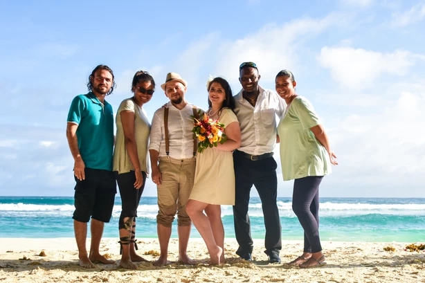 Seycaptures Seychelles Beach wedding team